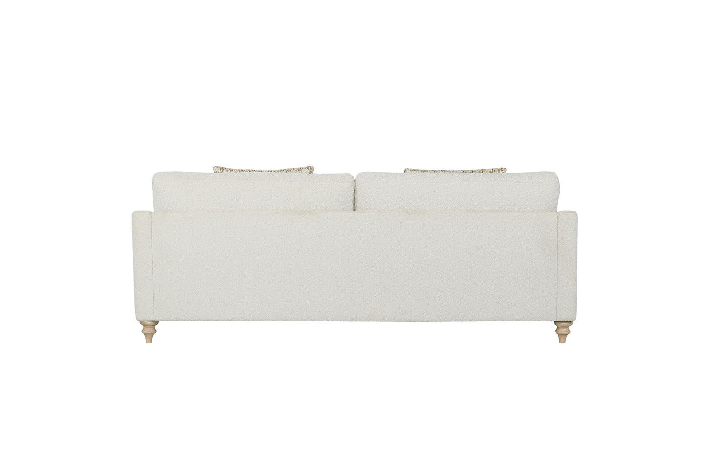 Sofa Single Reverable Cushion With 2 Pillows - Off White