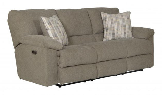 Catnapper Tyler Power Reclining Sofa in Pewter