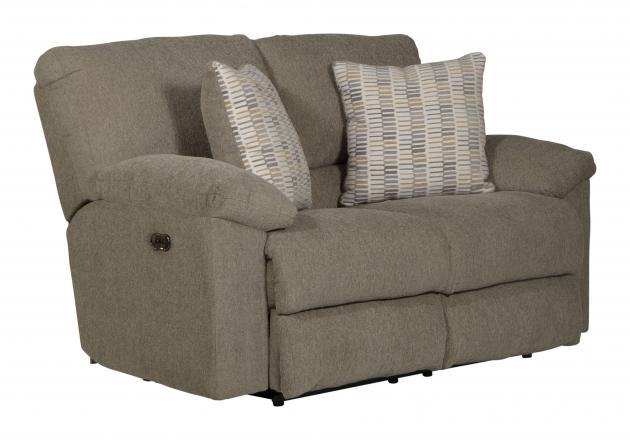 Catnapper Tyler Power Reclining Loveseat in Pewter