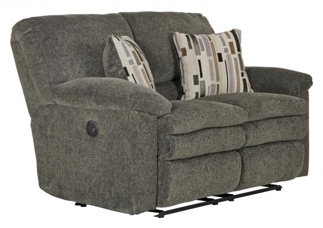Catnapper Tosh Power Reclining Loveseat in Pewter