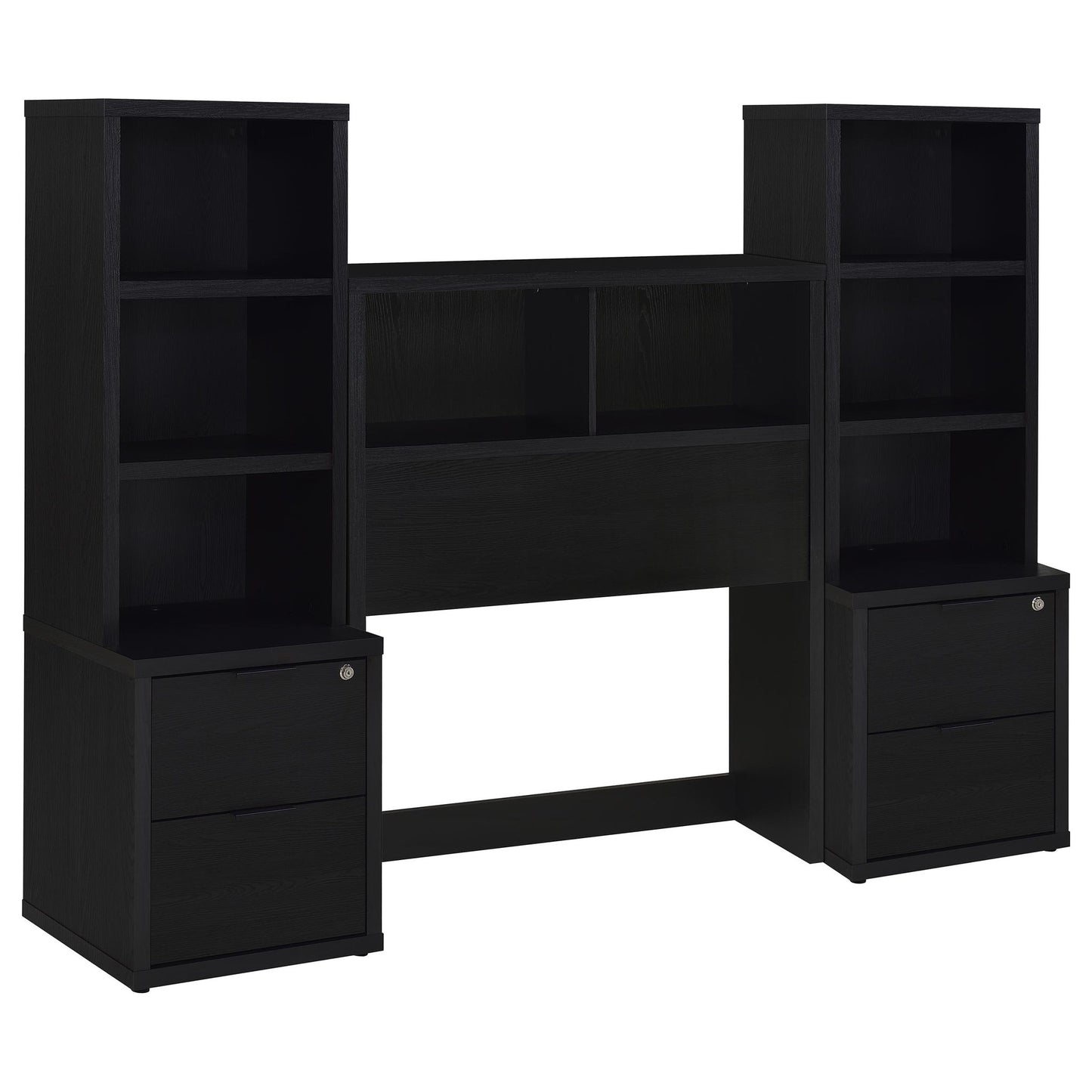 Geary - 3 Piece Bedroom Set With Bookcase Headboard