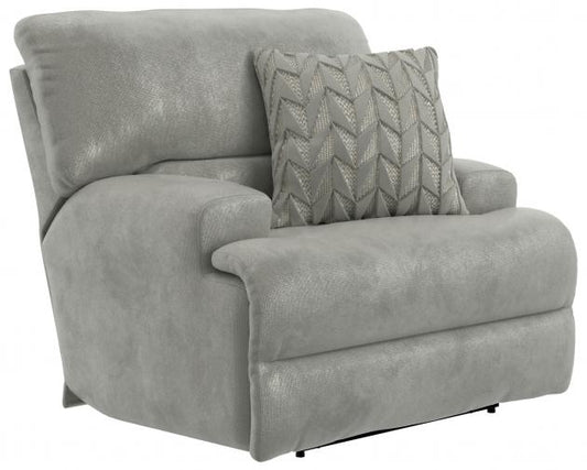 Catnapper Renaldo Power Lay Flat Recliner w/Zero Gravity in Stone