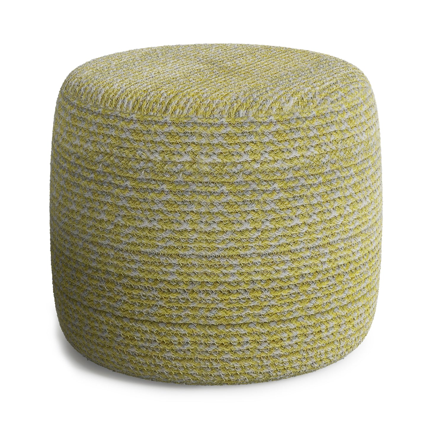 Bayley - Versatile Round Braided Pouf