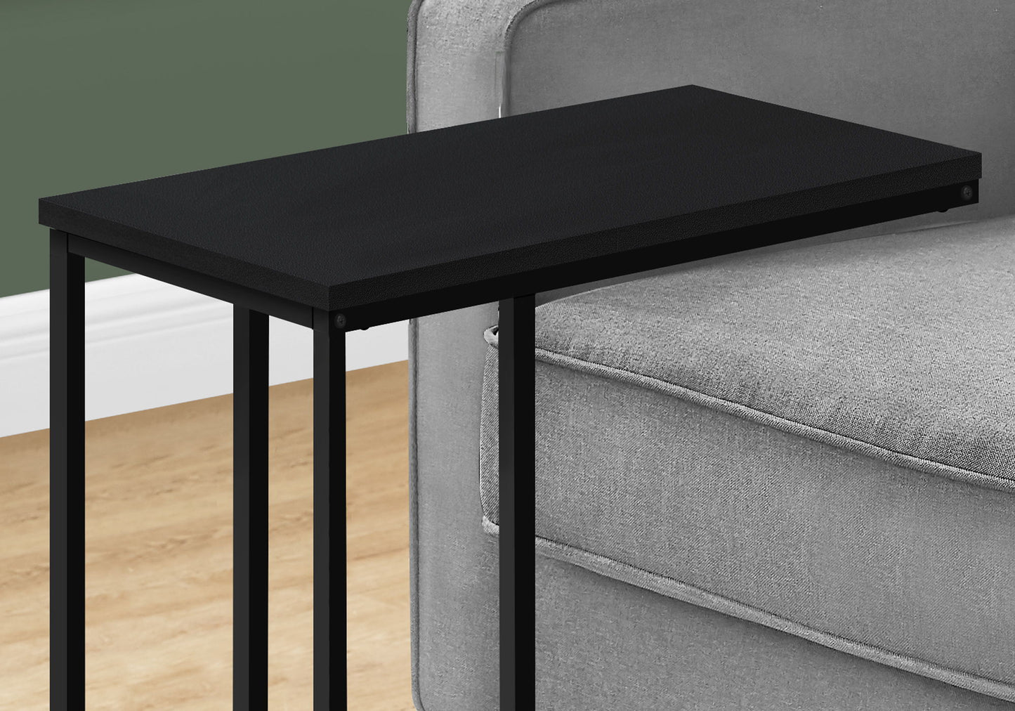 Accent Table, C - Shaped, Space-Saving Functionality