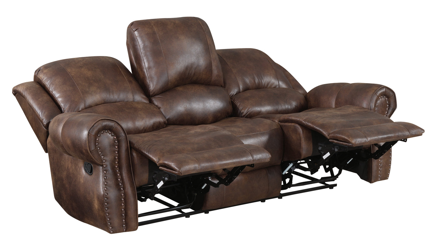 Navarro - Recliner Sofa - Brown