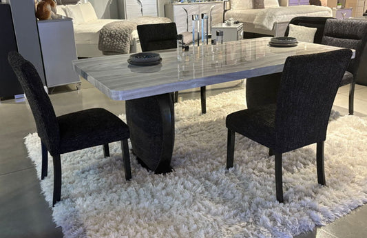 D2502 - 7 Piece Dining Room Set - Black