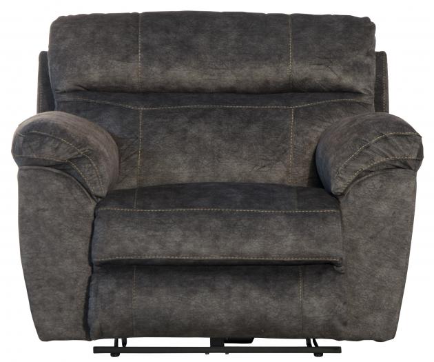 Catnapper Sedona Power Headrest Power Lay Flat Recliner in Smoke