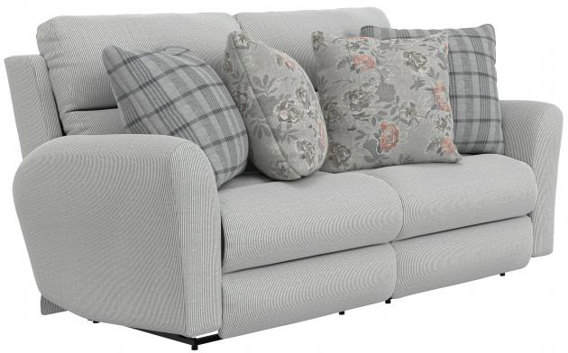Catnapper Chappy Power Lay Flat Reclining Sofa in Pebble
