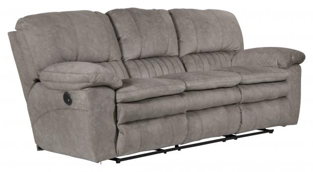 Catnapper Reyes Power Lay Flat Reclining Sofa in Graphite