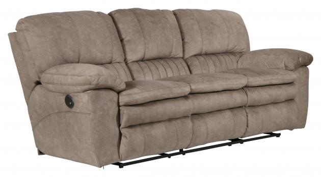 Catnapper Reyes Power Lay Flat Reclining Sofa in Portabella