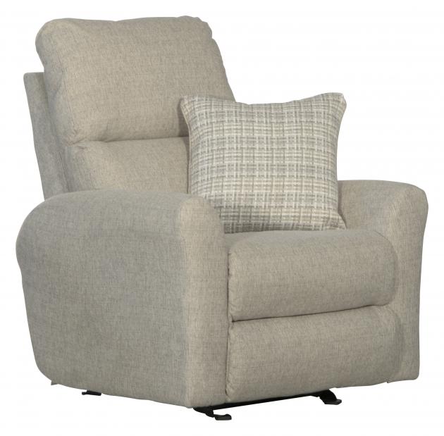 Catnapper McPherson Power Lay Flat Recliner in Buff