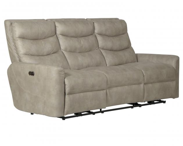 Catnapper Gill Power Reclining Sofa in Putty