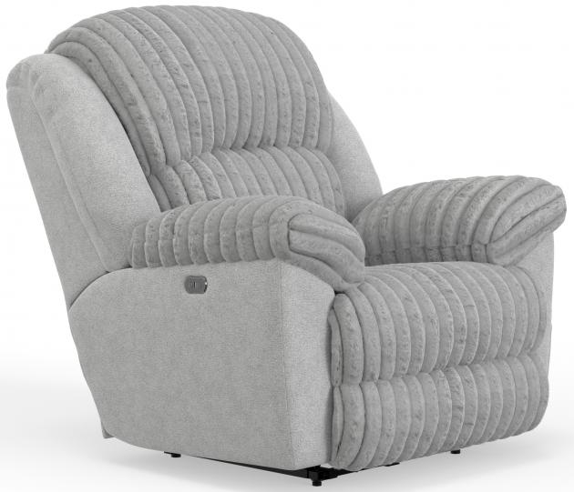 Catnapper Shaggy Power Recliner w/Zero Gravity in Moonstruck