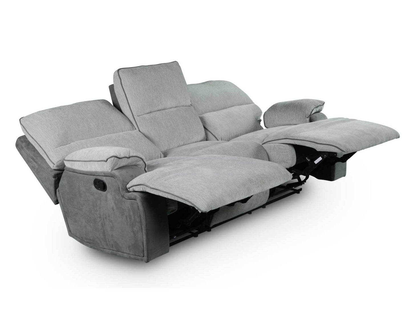 Cyprus - Recliner Sofa - Gray