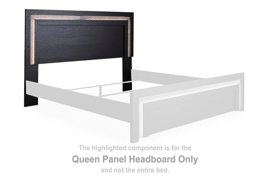 Brizmore - Queen Panel Headboard - Black