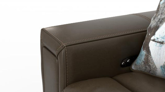 Catnapper Arezzo Power Headrest Power Reclining Loveseat w/Zero Gravity in Chocolate