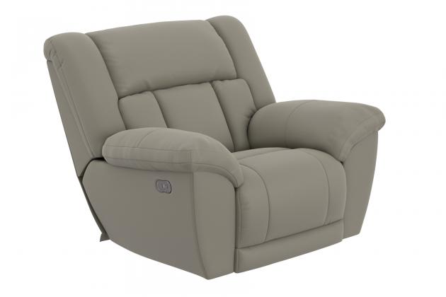 Catnapper Sentinel Power Lay Flat Recliner w/Extended Ottoman in Smoke