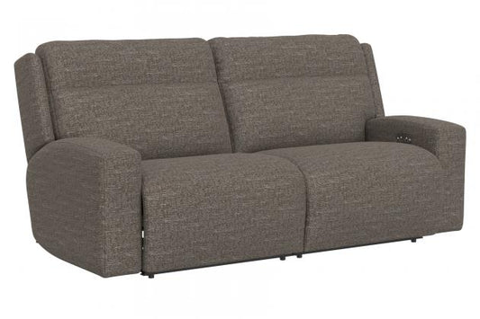 Catnapper Caleb Power Headrest Power Recl Sofa w/Zero Gravity Power Headrest Power Recl Cons Lvst w/Pop-Out in Raisin