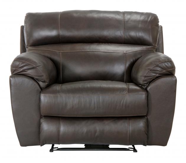 Catnapper Costa Power Lay Flat Recliner in Chocolate