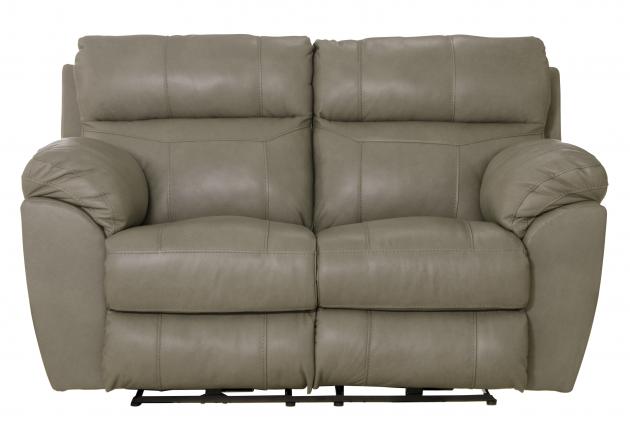 Catnapper Costa Power Lay Flat Reclining Loveseat in Putty