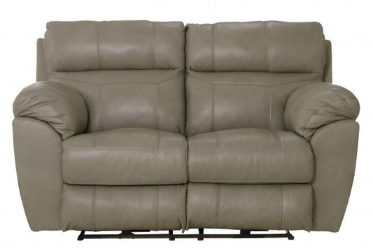 Catnapper Costa Power Lay Flat Reclining Loveseat in Putty