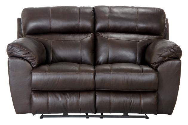 Catnapper Costa Power Lay Flat Reclining Loveseat in Chocolate