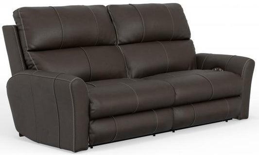 Catnapper Fredda  Power Headrest Power Reclining Sofa w/Zero Gravity in Coffee