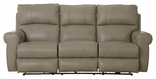 Catnapper Torretta Power Lay Flat Reclining Sofa in Putty