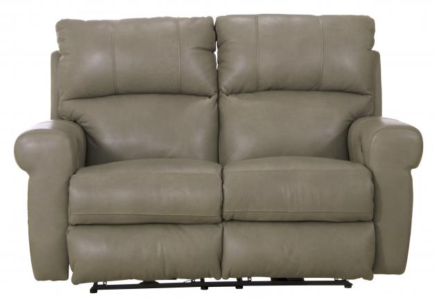 Catnapper Torretta Power Lay Flat Reclining Loveseat in Putty