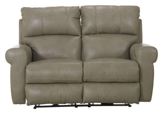 Catnapper Torretta Power Lay Flat Reclining Loveseat in Putty