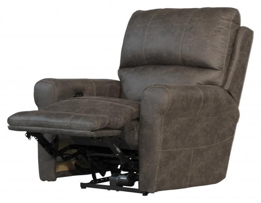 Catnapper Maddie Power Wall Hugger Recliner w/USB Port in Ash