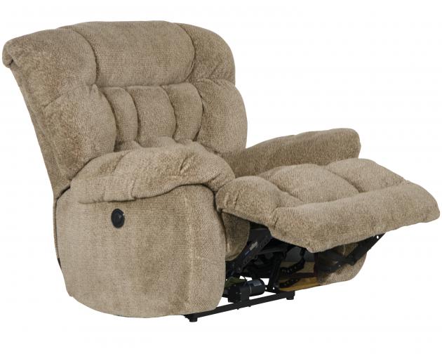 Catnapper Daly Power Lay Flat Recliner in Chateau