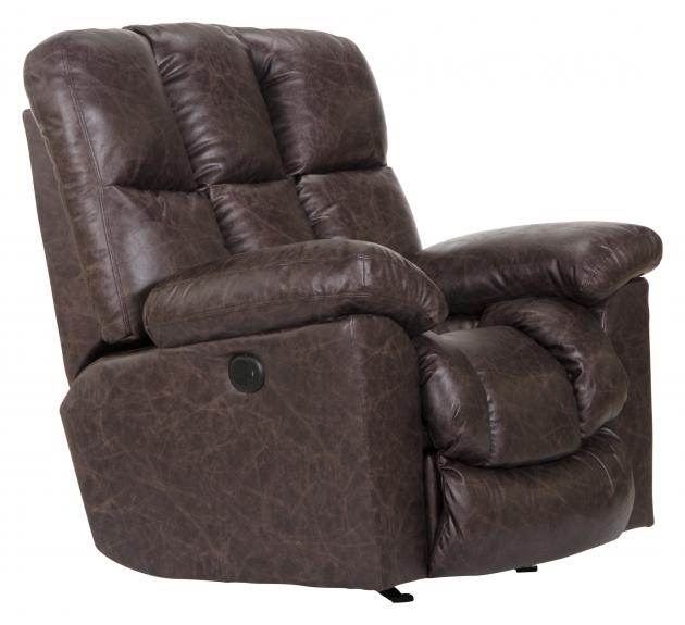 Catnapper Mayfield Power Rocker Recliner in Saddle
