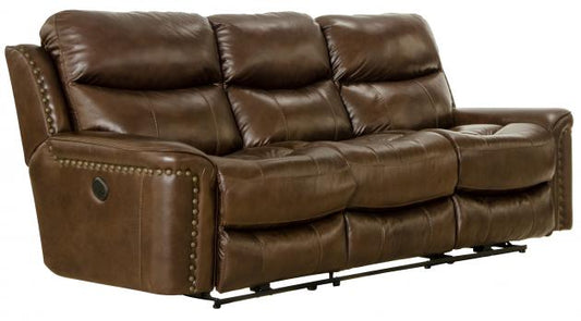 Catnapper Ceretti Power Reclining Sofa in Brown