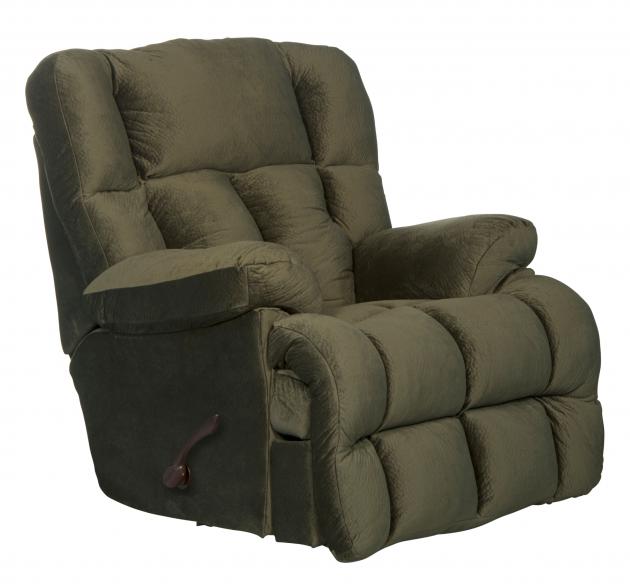 Catnapper Cloud 12 Chaise Rocker Recliner in Sage