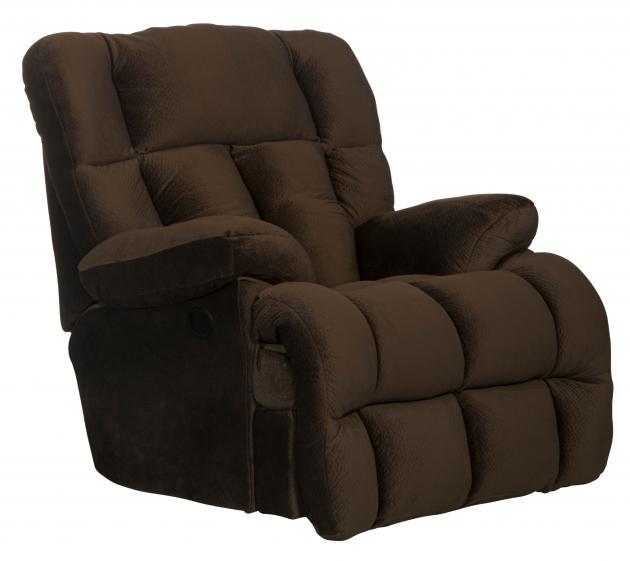 Catnapper Cloud 12 Power Lay Flat Chaise Recliner in Chocolate