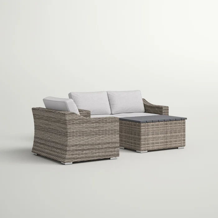 Stylish Sofa Seating Group With Cushions Perfect For Outdoor Gatherings