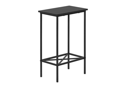 Accent Side Table, Narrow, Small, 2 Tier, Contemporary & Modern