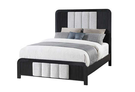 Beckett - Queen Bed Headboard - Black / White