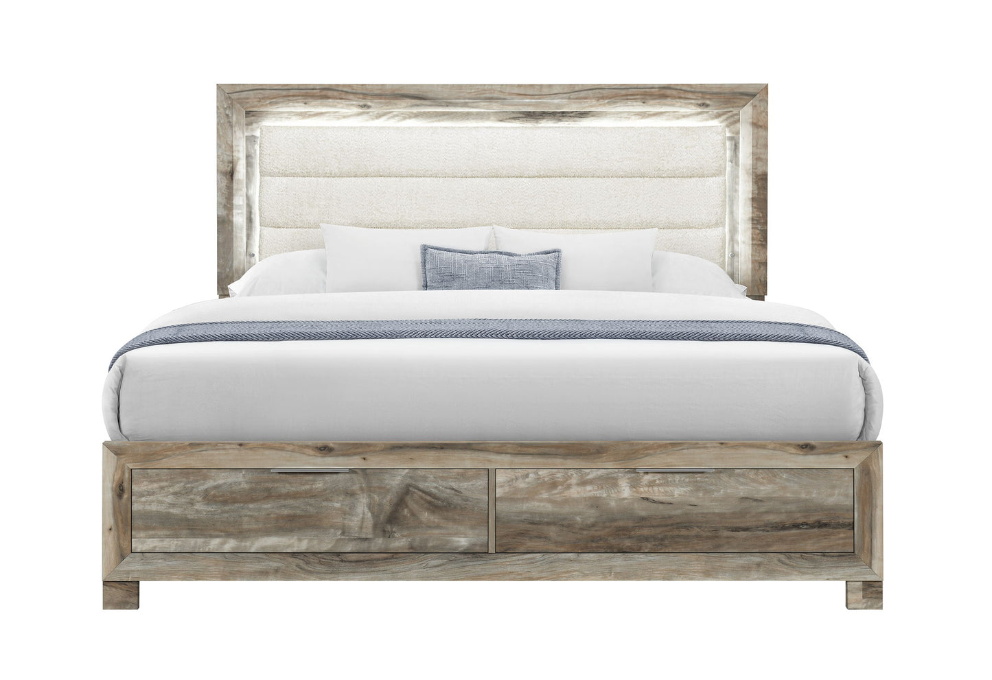Callie - Queen Bed Headboard And Footboard - Brown