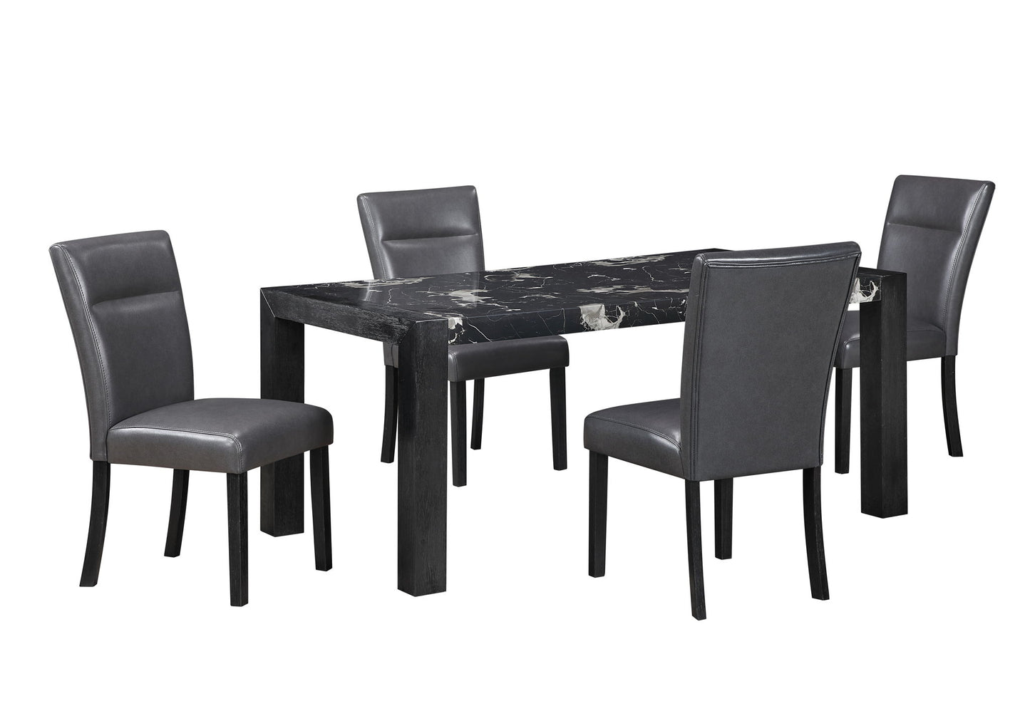 D4088DT - Dining Table - Black