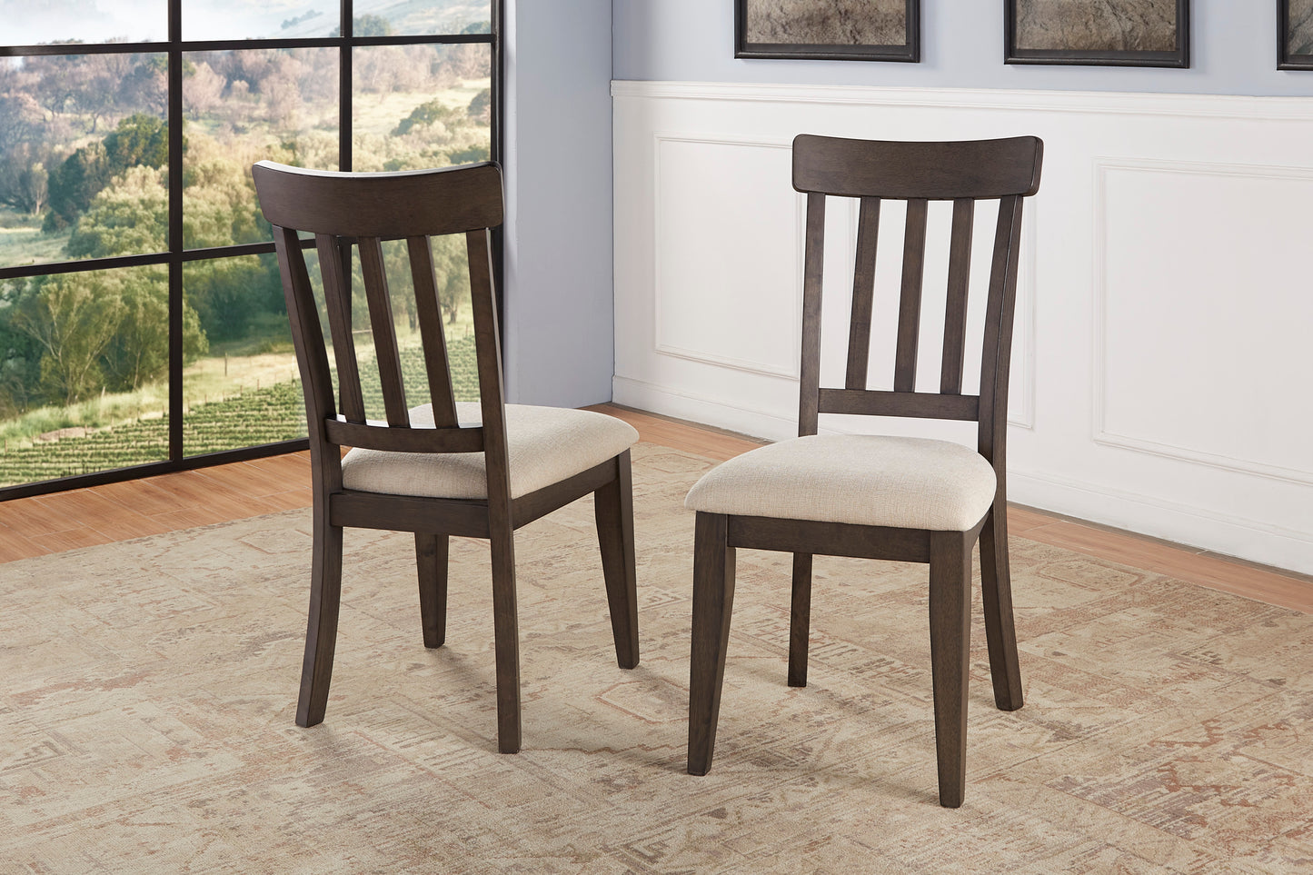 Napa - 7 Piece Dining Set - Dark Brown