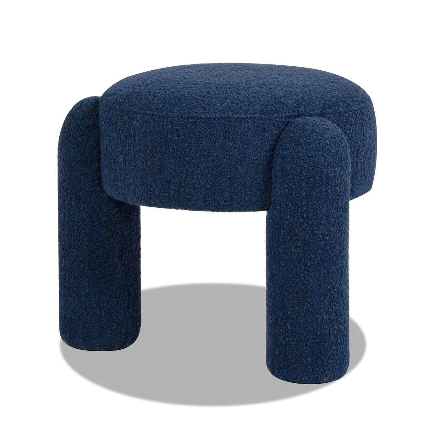 Hugo - Round Fully Upholstered Ottoman