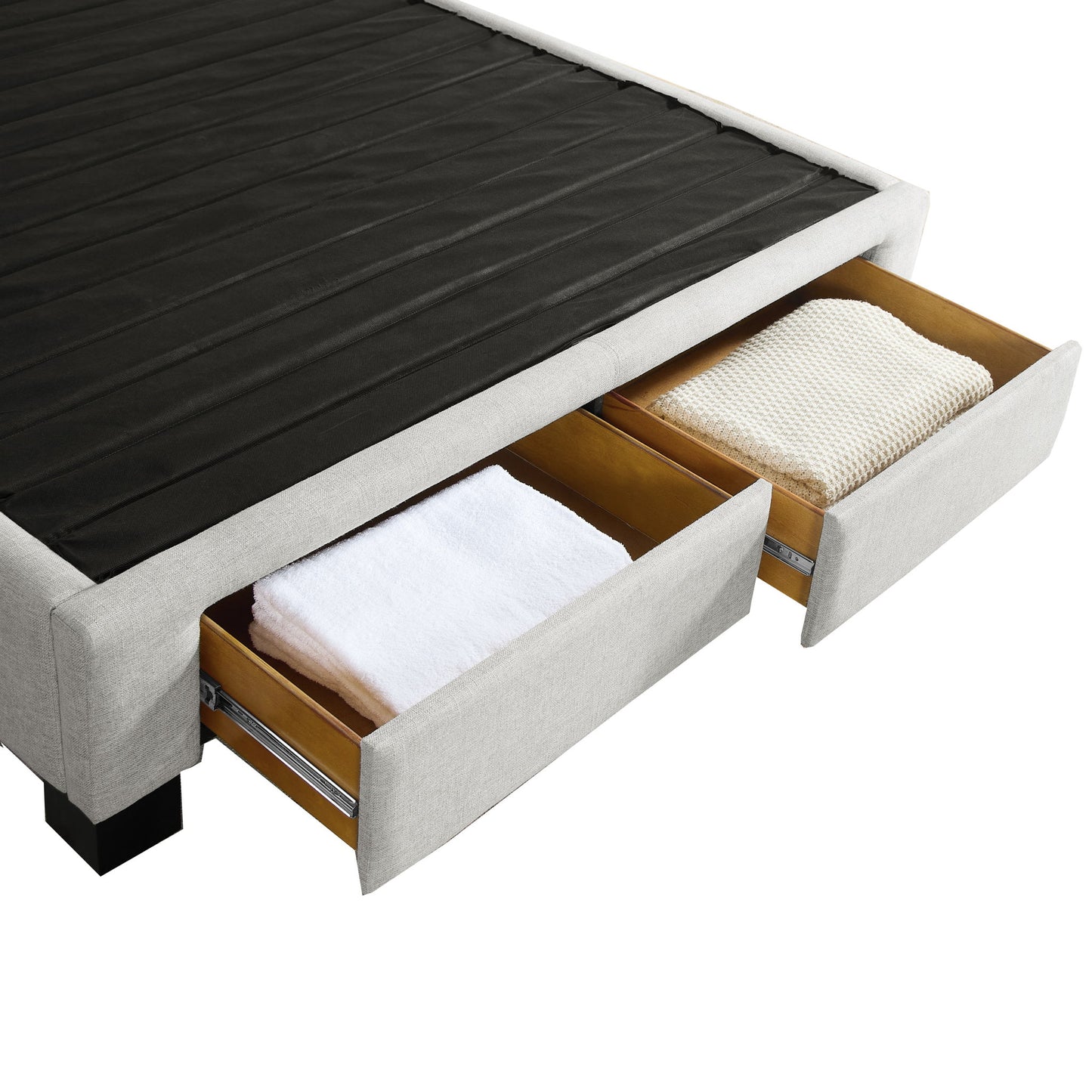 Contempo - King Storage Drawers - Oat