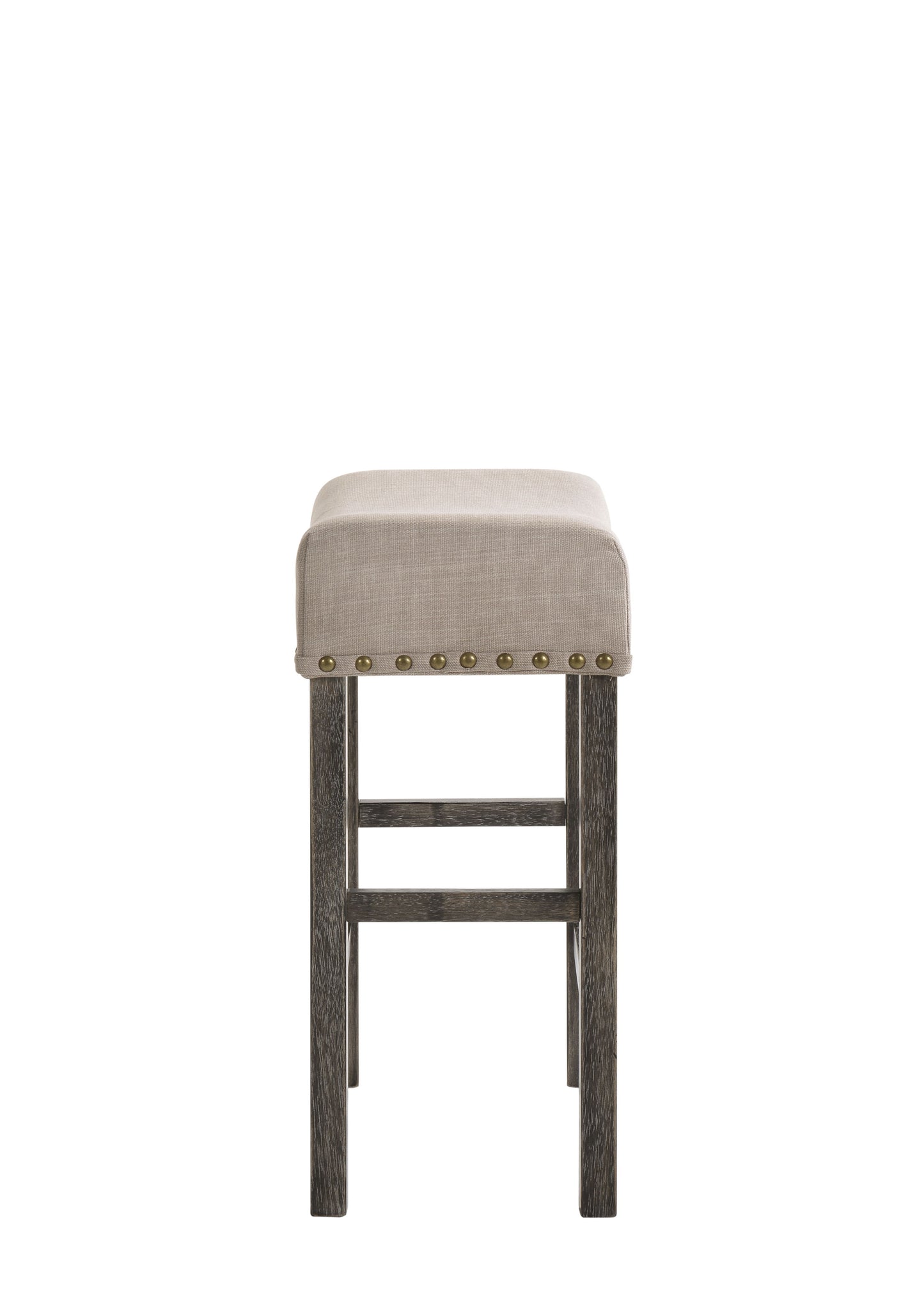 Martha II - Weathered Counter Height Stool (Set of 2) - Gray / Tan