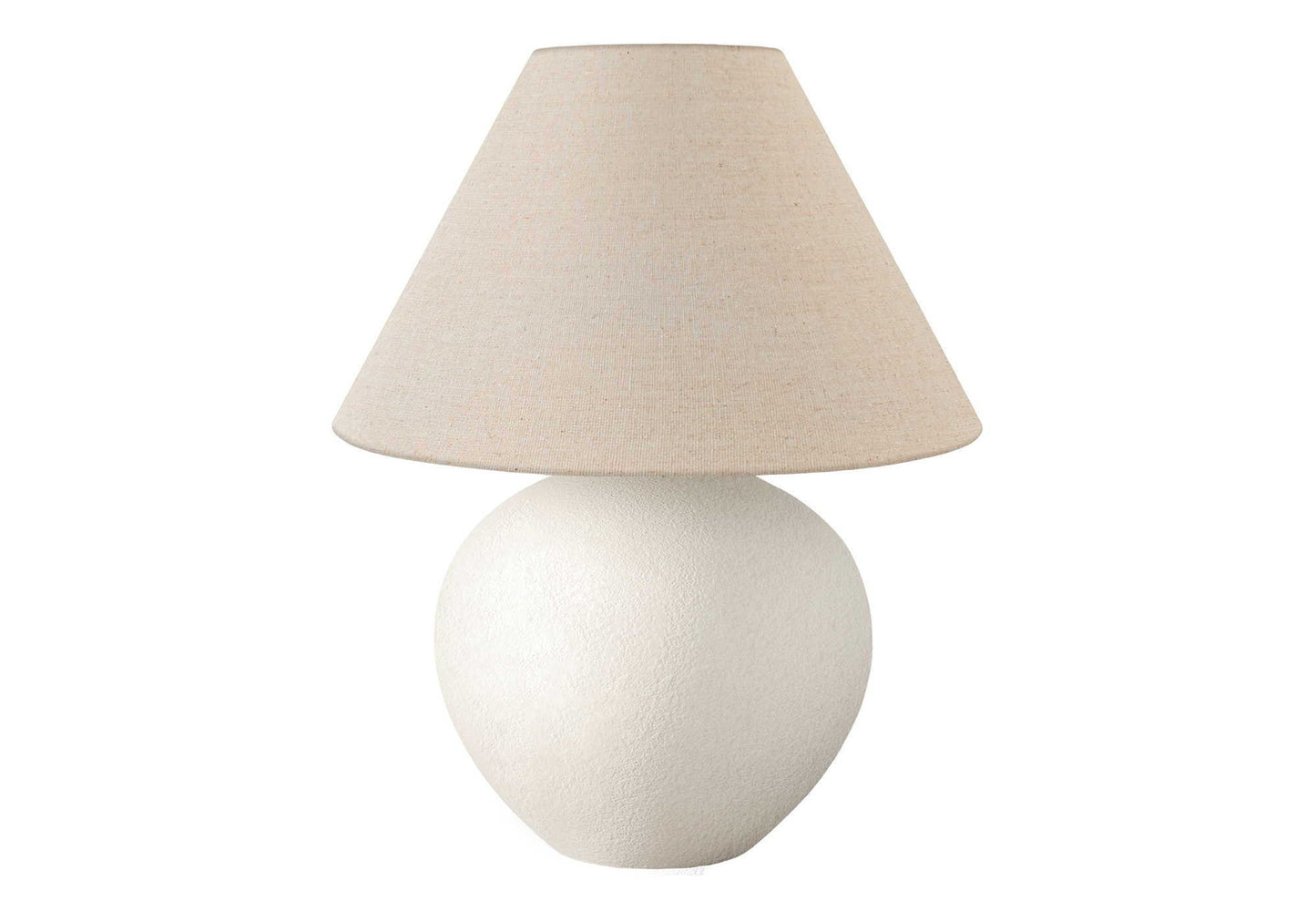 Lighting, Table Lamp Contemporary - Cream