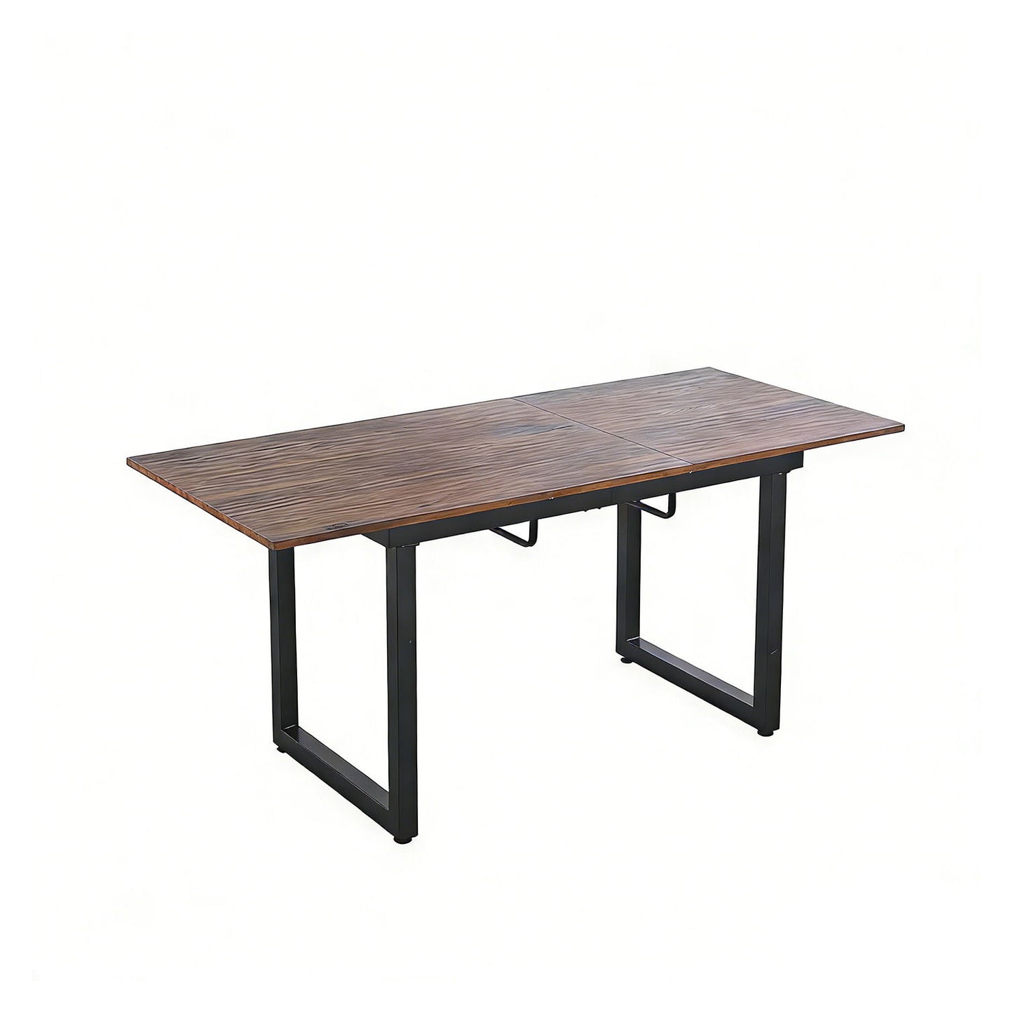 Square Extendable Dining Table With Metal Legs