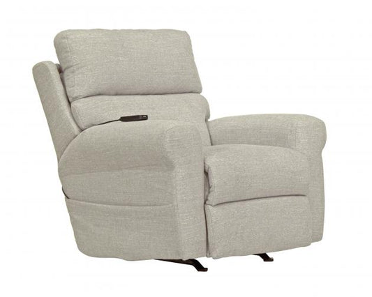 Catnapper Unity Power Headrest Power Rocker Recliner w/CR3 Heat/Massage/Lumbar in Linen