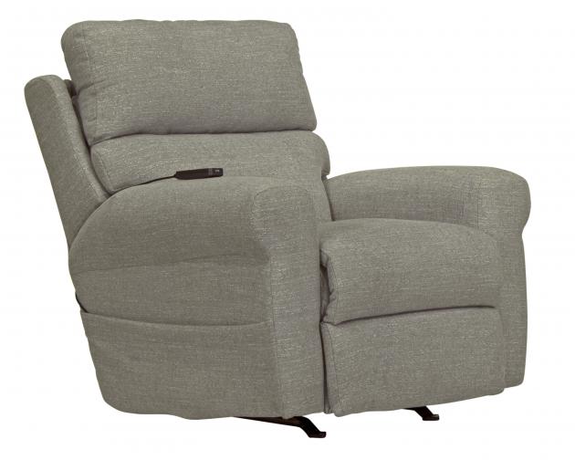 Catnapper Unity Power Headrest Power Rocker Recliner w/CR3 Heat/Massage/Lumbar in Twilight