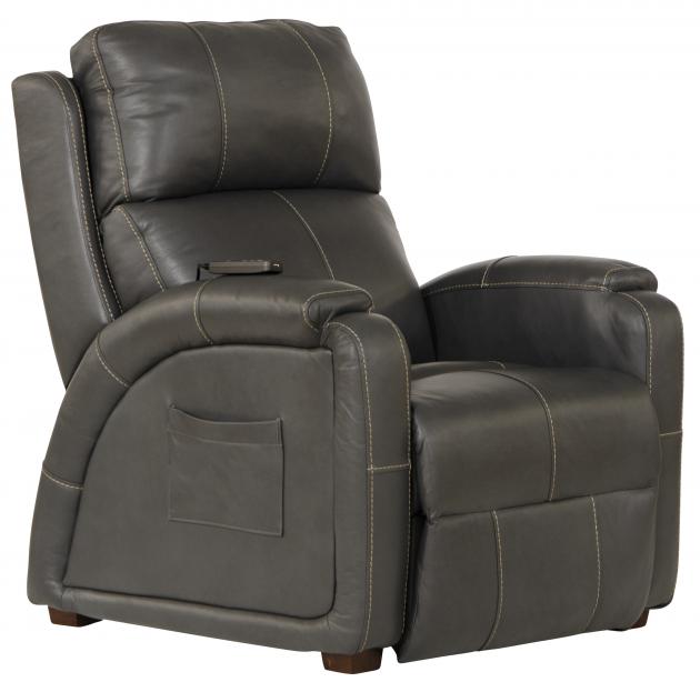 Catnapper Reliever Power Headrest Power Recliner w/CR3 Heat/ Massage/Lumbar/Zero Gravity in Gunmetal